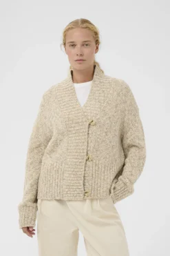 NELLYIW CARDIGAN Haze Melange 1304031 30112048