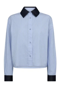 NelsonCC Stripe Shirt 23Pale Blue 35936