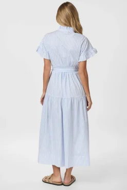 NESSIE STRIPE FALL White / light blue 165936