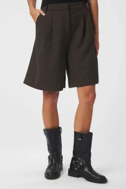 Nika Mini Check Brown Melange 167169