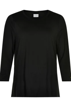 Nina tshirt 3/4 sleeve SORT 14920