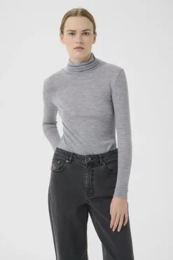 NiniaGZ wool rollneck NOOS Grey M‚lange 10906717