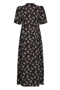 OliviaCC Flower Pleat Dress 96Black 46034