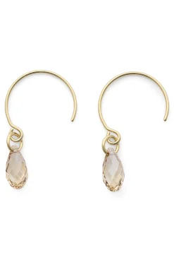 OPEN CREOL SWAROWSKI TILBEHØR GULD OPEN CREOL SWAROWSKI