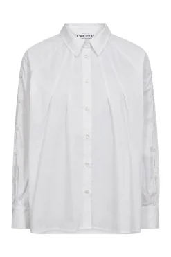 Ori Button Deco Shirt White HL10394