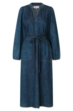 ParisLL Midi Dress LS 20 Blue 254213027