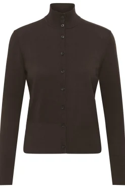 PaulaIW Cardigan Coffee Brown 191419 30111179