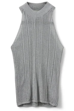 PERLASW KNIT TOP 8037 Silver S253456