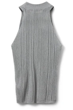 PERLASW KNIT TOP 8037 Silver S253456