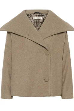 PerryIW Short Coat R Sandy Grey Melange 30110807