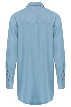 PhilipaIW Lova Shirt Light Blue Denim 30109581