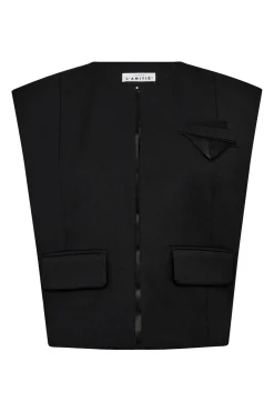 Premiere Box Waistcoat HL10162 Black