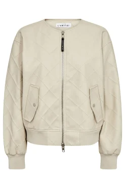 Quilt PU Bomber Pearl HL10262