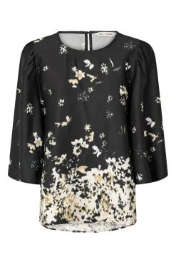 7714RDFMeredia blouse 20 Black RDF738