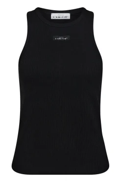 Rib Badge Tank Black HL10011