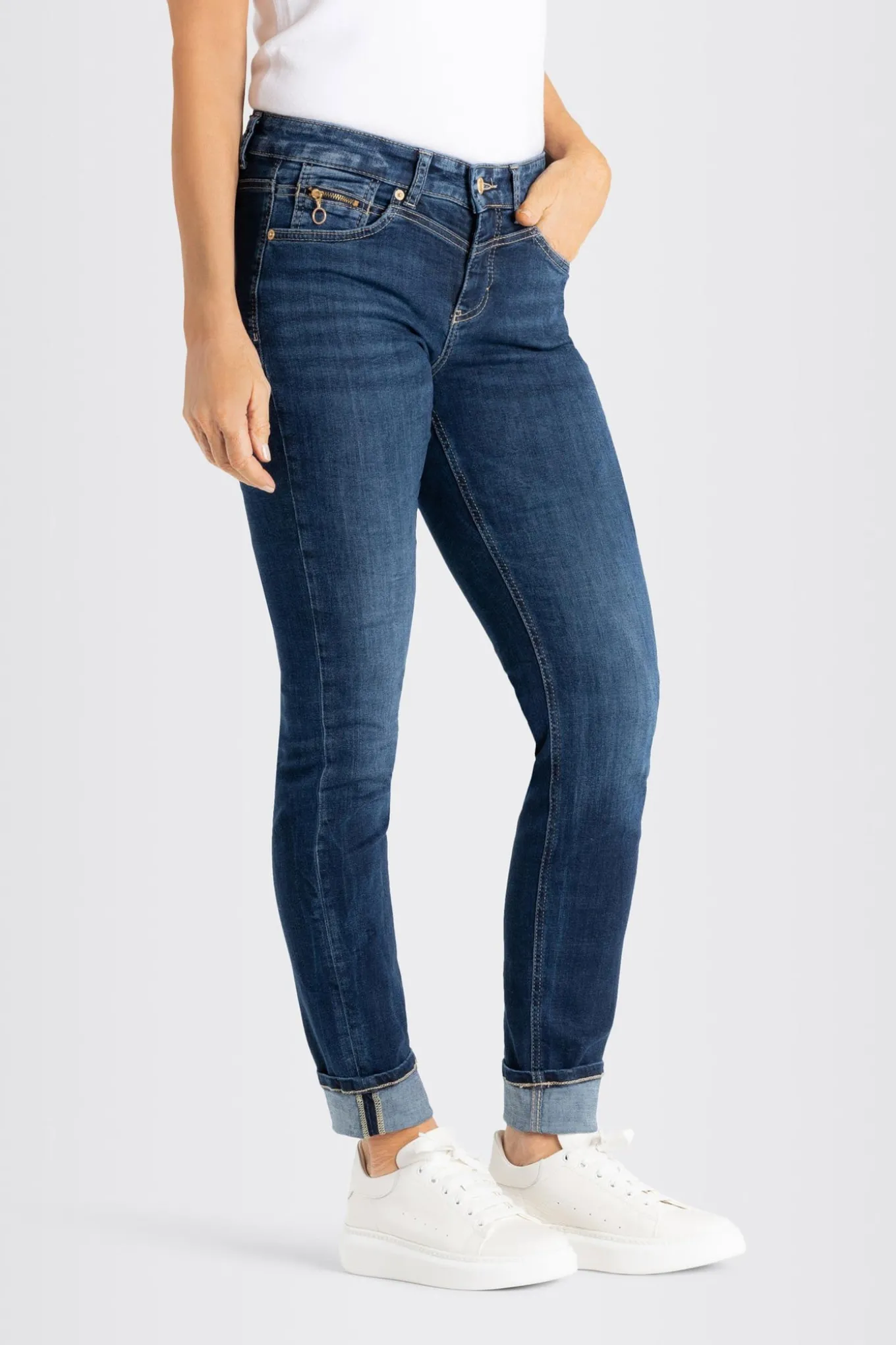 RICH SLIM D671dark blue net wash 5748/90 0389L