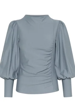 RifaGZ puff blouse Grey blue 10904986