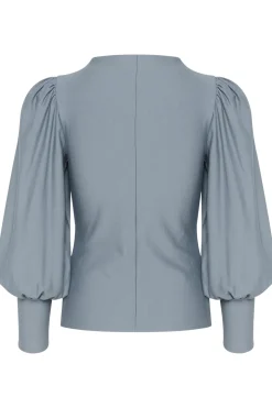 RifaGZ puff blouse Grey blue 10904986