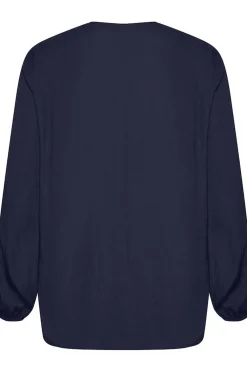 RindaIW Blouse Marine Blue 30105766