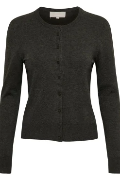 Rita Cardigan Dark grey melange 30100784