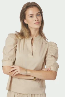 ROELLA POPLIN Dark Sand 164283