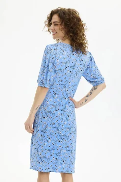 Rosy dress 1/2 sleeves Light Blue 16717