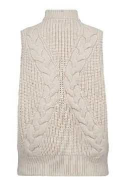 RowCC Cable Knit Top 4021Ivory 32242