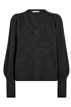 RowCC Puff Rib VKnit 140Dark Grey 32227