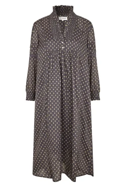 SagiLL Maxi Dress LS 23 Dark Blue 255163001