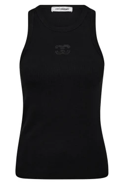 SaharaCC Embroidery Tank Top 96Black 33151