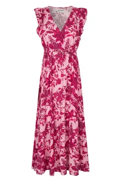 Samoll Midi Dress Sl 51 Pink 261173047