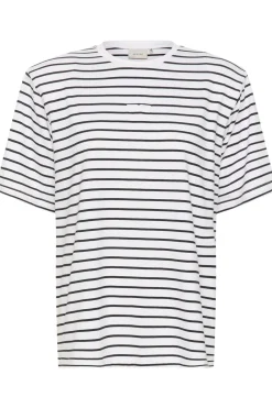 SamurillyGZ striped tee White black stripe 10909343