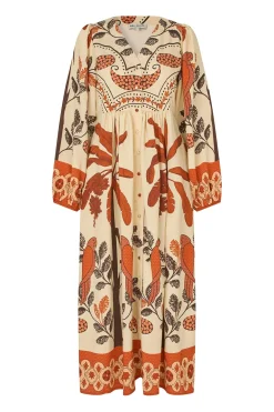 Saraill Dress 3/4 Creme 261023000