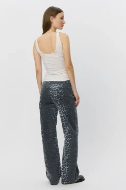 SIENNASW LEOPARD TROUSERS 5036 Blue SNOS606