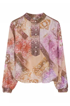 Sikka, blouse 85606CoralPrint 60617/7358