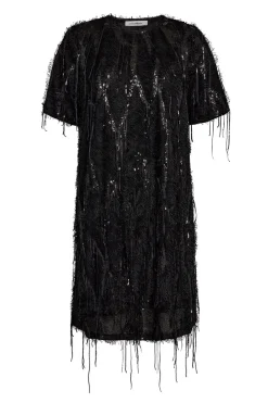 SillaCC Sequin Dress 96Black 36576