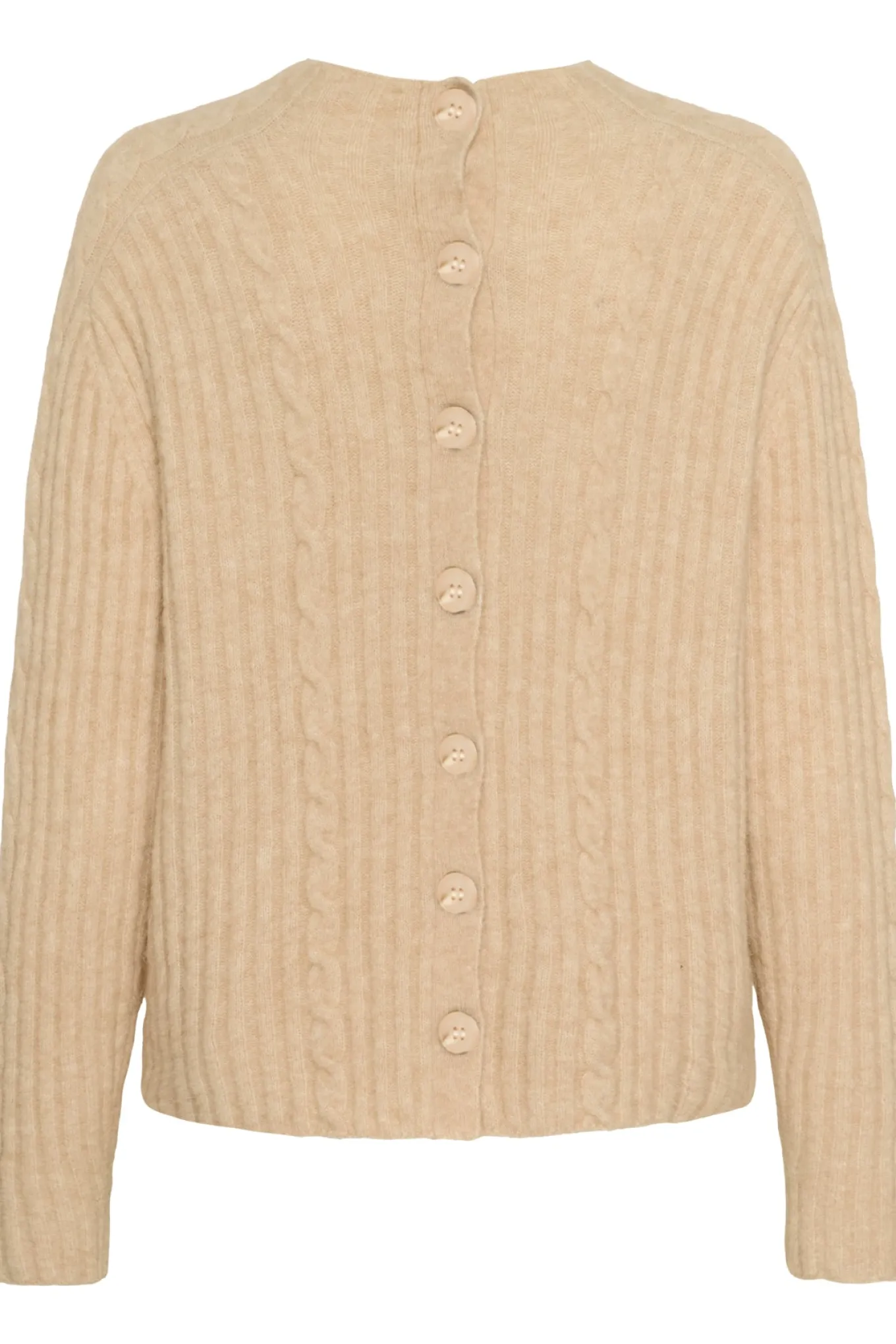 SLAnina Cable Pullover Parchment Melange 1309081 30408866