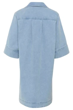 SLAnnabeth Casual Dress SS Light Blue Denim 30408357