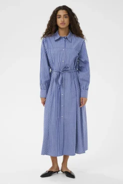 SLCalken Shirt Dress LS Nouvean Navy Stripe 304530 30408913