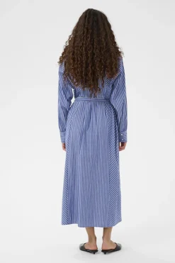 SLCalken Shirt Dress LS Nouvean Navy Stripe 304530 30408913