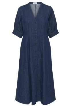 SLChaman Daria Dress Dark Blue Denim 301728 30408962