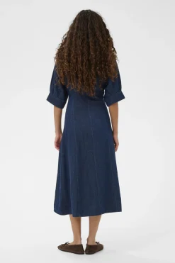 SLChaman Daria Dress Dark Blue Denim 301728 30408962