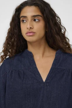 SLChaman Toledo Blouse 3/4 Dark Blue Denim 301728 30408903