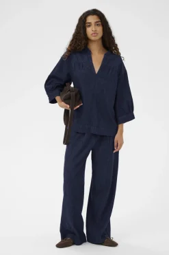 SLChaman Toledo Blouse 3/4 Dark Blue Denim 301728 30408903