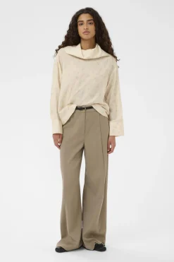 SLEneya Printed Funnel Blouse Parchment Ditsy Print 304532 30408896