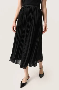SLEvelina Pliss‚ Skirt Black 194008 30408017