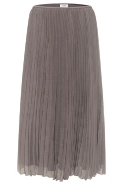 SLEvelina Pliss‚ Skirt DARK GULL GRAY 180403 30408017