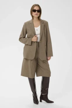 SLGinevra Blazer Cappucino Pin Stripe 304684 30408972