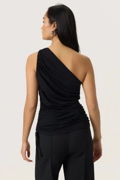 SLHanadi One Shoulder Top Black 30408526
