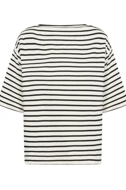 SLIngina Sweatshirt White and Black Stripe 30408068